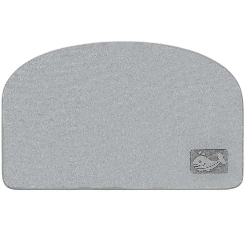 

Semicircular doormat toilet floor mat bathroom absorbent non-slip mat kitchen anti-fall mat bathroom household floor mat