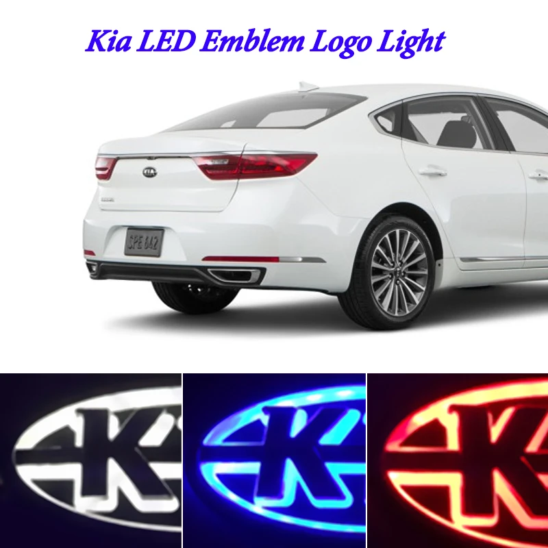 4D светодиодный маркерный свет для kia rio 3 sportage 2011 forte k3 k5 Cerato Optima ceed jd рио светодиодный логотип значок логотип свет