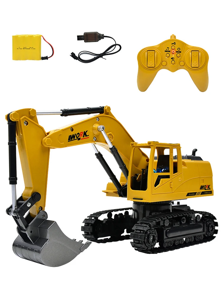 Portable Durable 1/50 Safety Model Engineering Bulldozer Toy for Over 8 Years Old Children for Improve Hand Eye Coordination 
