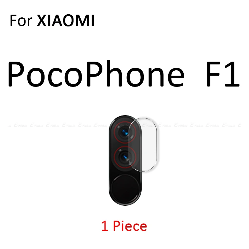 For PocoPhone F1 Задняя Защитная пленка для объектива камеры из закаленного стекла для Xiaomi mi 9T 9 SE 6X A2 Lite A3 Red mi Note 8T 8 7 5 6 Pro PocoPhone F1 - Цвет: For PocoPhone F1
