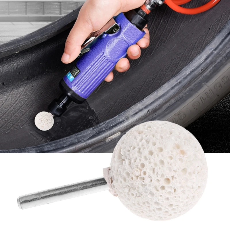 

Car Tyre Grinding Head Rasp Puncture Brush Buffer Polishing Golf Ball Shank Tool RXJB