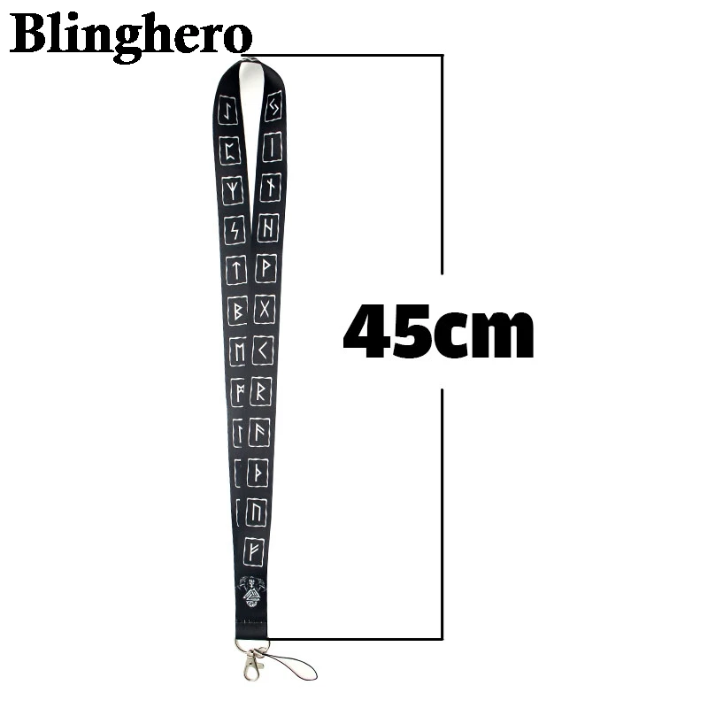 CA001 Руна викингов nneckle Lanyard бейдж ID Lanyards/веревка для мобильного телефона/ремешок