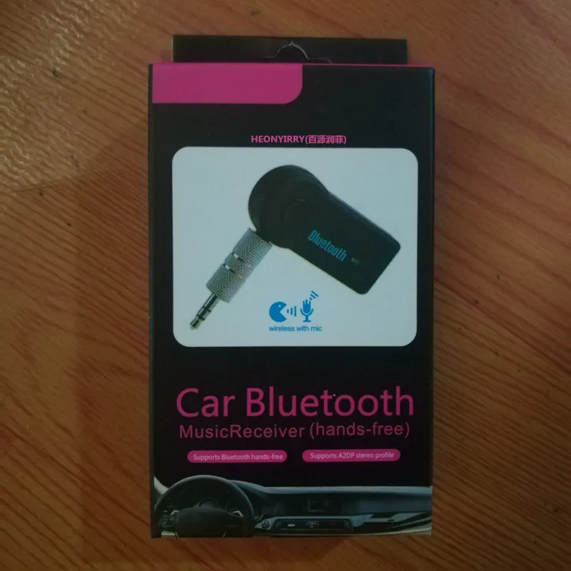 Аудиоприемник с разъемом 3 5 мм Bluetooth AUX автомобильный комплект беспроводной