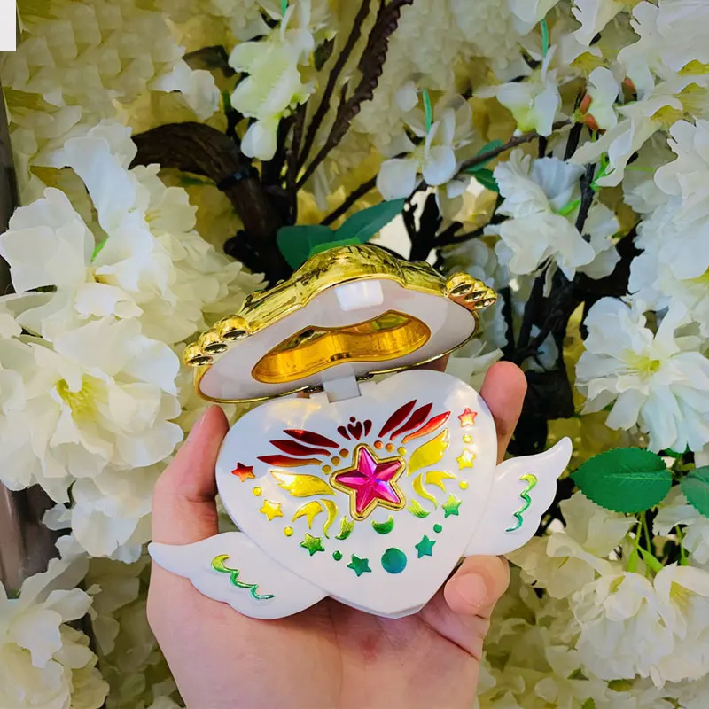 bandai genuine sailor moon tsukino usagi eternal moonlight shaper jewelry box action figure model ornaments toys girl gifts free global shipping