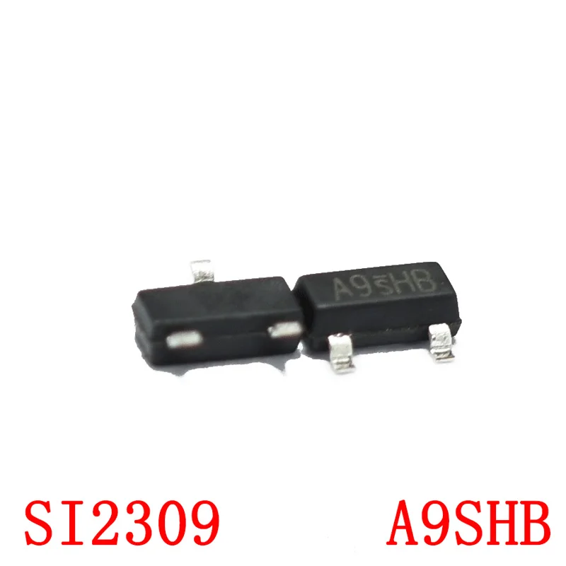 

50 шт./лот Триод SOT-23 SI2309 1.2A/60V Шелковый экран A9SHB SMD диодный транзистор с полевым эффектом чиповая трубка новая Оригинальная фотография