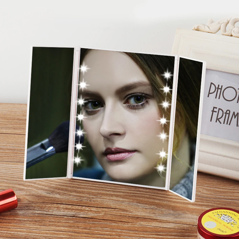 Хит продаж портативный складной светодиодный светильник с тремя светодиодами