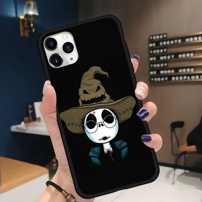 

Halloween Cartoon horror Skeleton Phone Case for iPhone 11 12 pro XS MAX 8 7 6 6S Plus X 5S SE 2020 XR Soft silicone