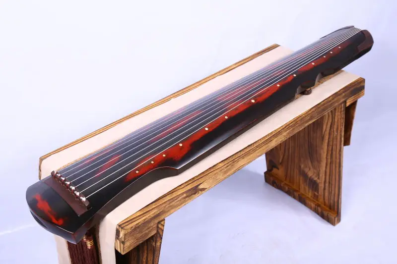 

Old Tongmu Guqin lyre zither string instrument