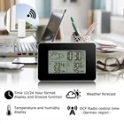 FanJu FJ3364 Цифровой Будильник Метеостанция беспроводной датчик гигрометр часы с термометром ЖК-дисплей время настольные часы