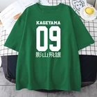 Футболка для девочек Kageyama Tobio Number 9, мягкая белая футболка в Корейском стиле, модные женские футболки, лето 2021