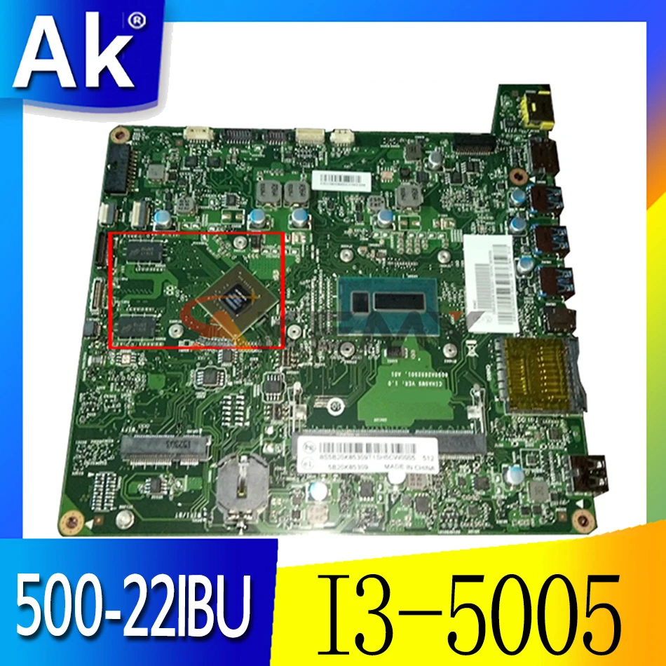 

NEW !! For Lenovo Horizon 2e Yoga Home 500-22IBU All-in-One Computer Motherboard mainboard With I3-5005 CPU/1GB GPU test 100% OK