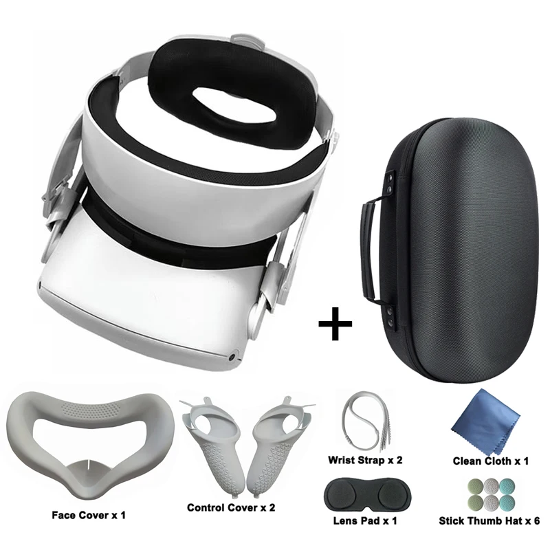 Регулируемый ремешок Halo для Oculus Quest 2 Элитный с улучшенной пластиной комфортная