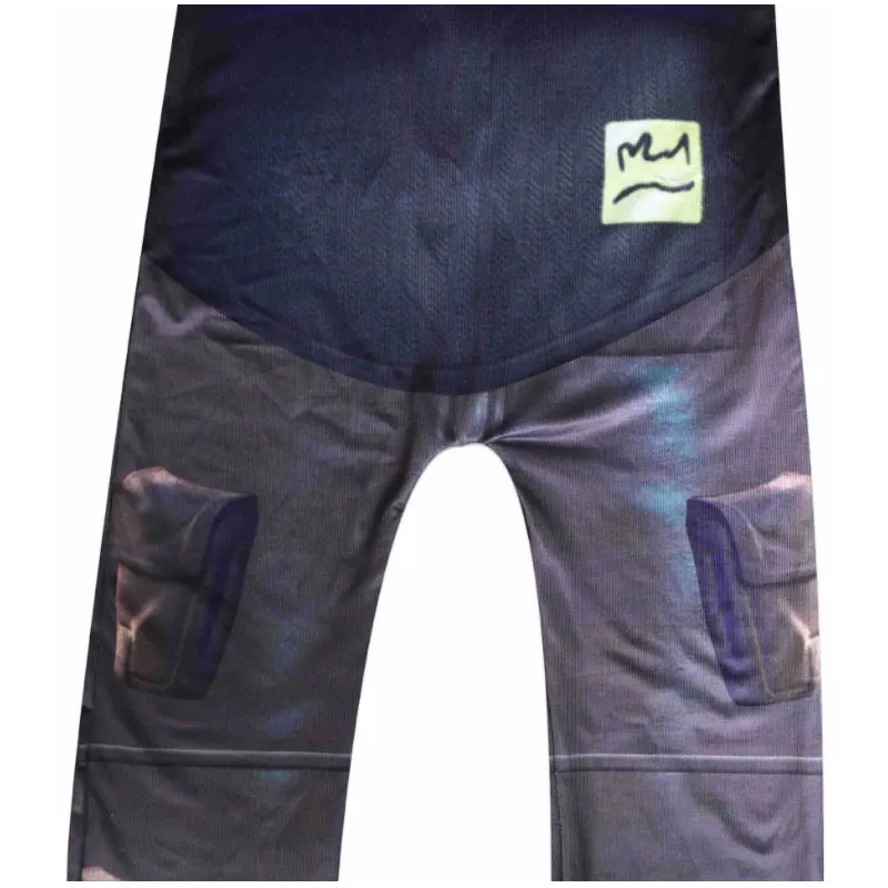 

Child Cosplay Costume For Unisex Carnival Halloween for Kids Shining Titans Party Costume Printed Bodysuit Jumpsuit with Clock