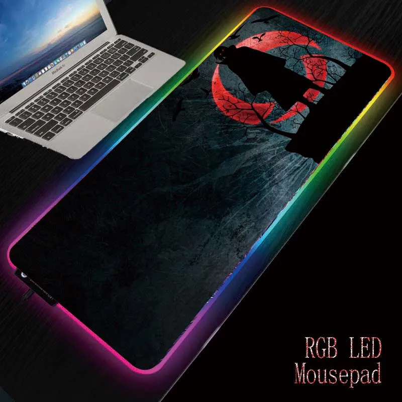 Mairuige аниме игровой компьютерный коврик для мыши RGB большой геймеров XXL ПК