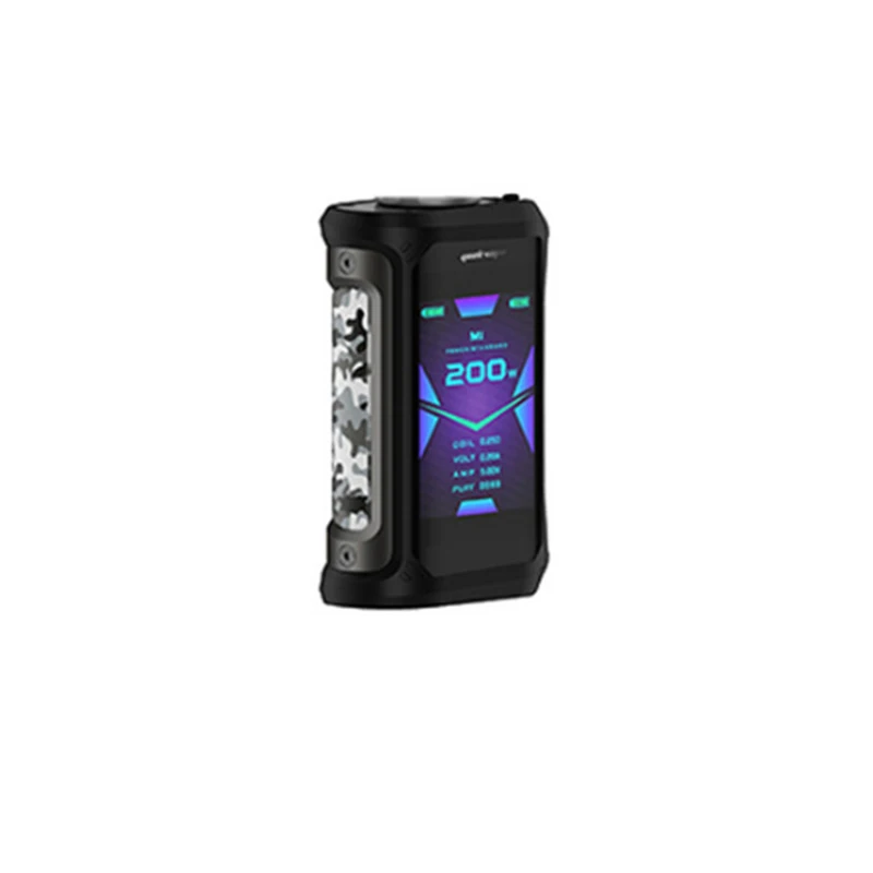 Gunmetal Camo 2 шт. Geekvape Aegis X Mod 200 Вт Макс выход и как 2,0 чипсет VS Geekvape Aegis Solo Mod электронная сигарета парогенератор - Цвет: Gunmetal Camo