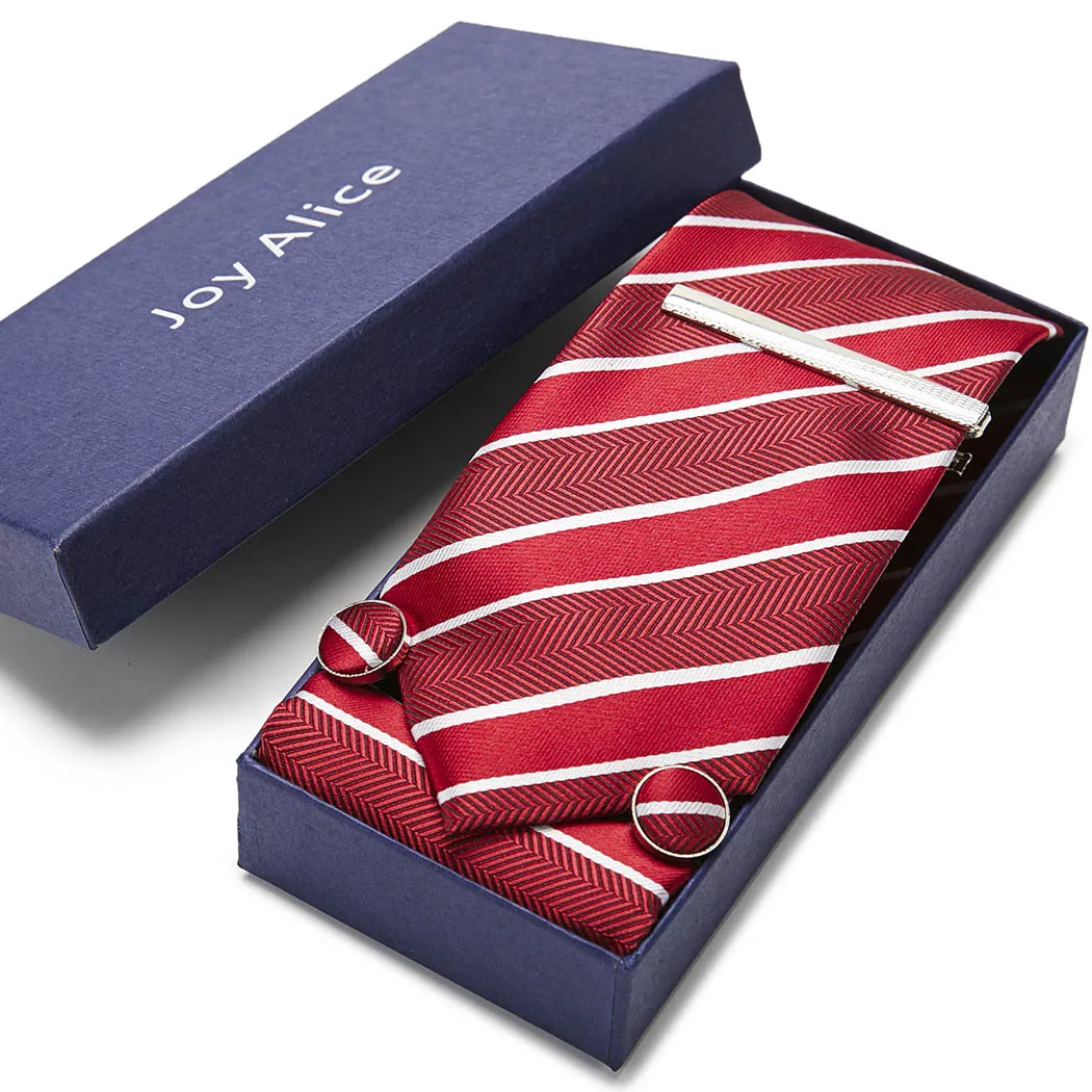 

Отличное качество праздничный подарок смешанные цвета галстук носовой платок Набор Запонок галстук коробка клетчатая рубашка аксессуары ...