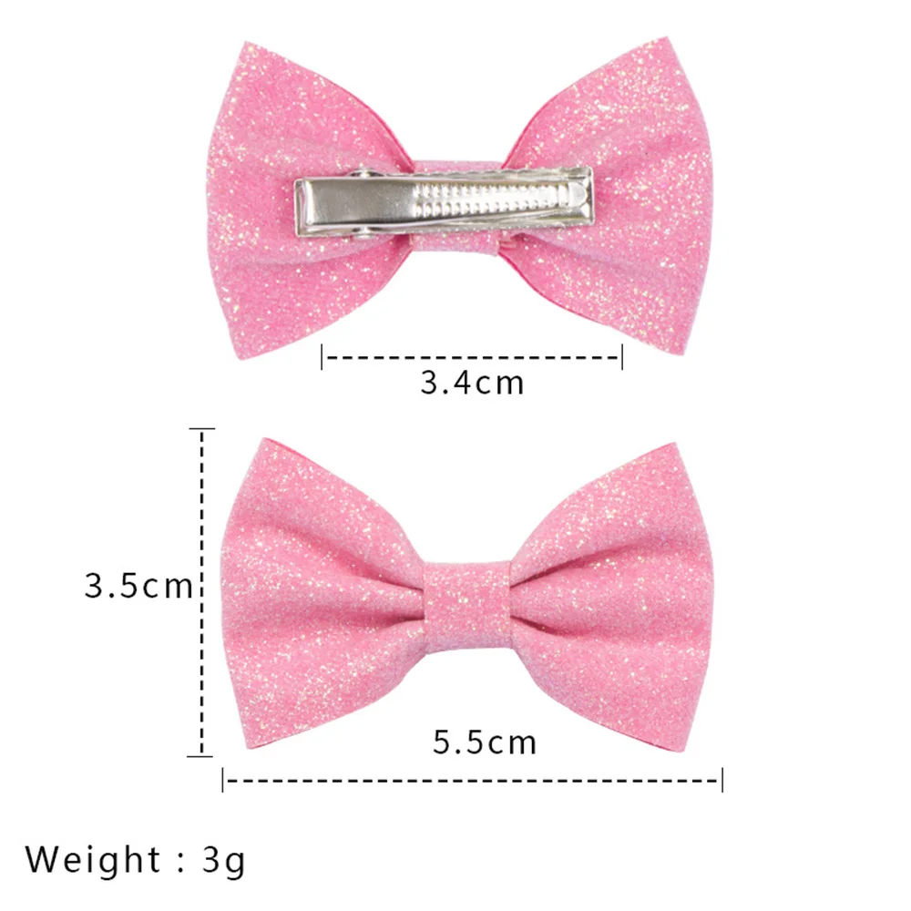 

Cute Baby Hair Clips Fashion Kids Girls Baby Glitter Shiny Sequin Bowknot Hair Clip Hair Bow Hairpin Hair Accessories