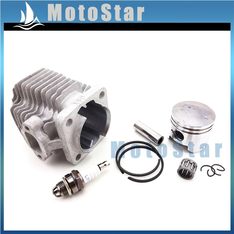 Головка цилиндра 44 мм + поршневой комплект 12 3 Электрода L7T Свеча зажигания для