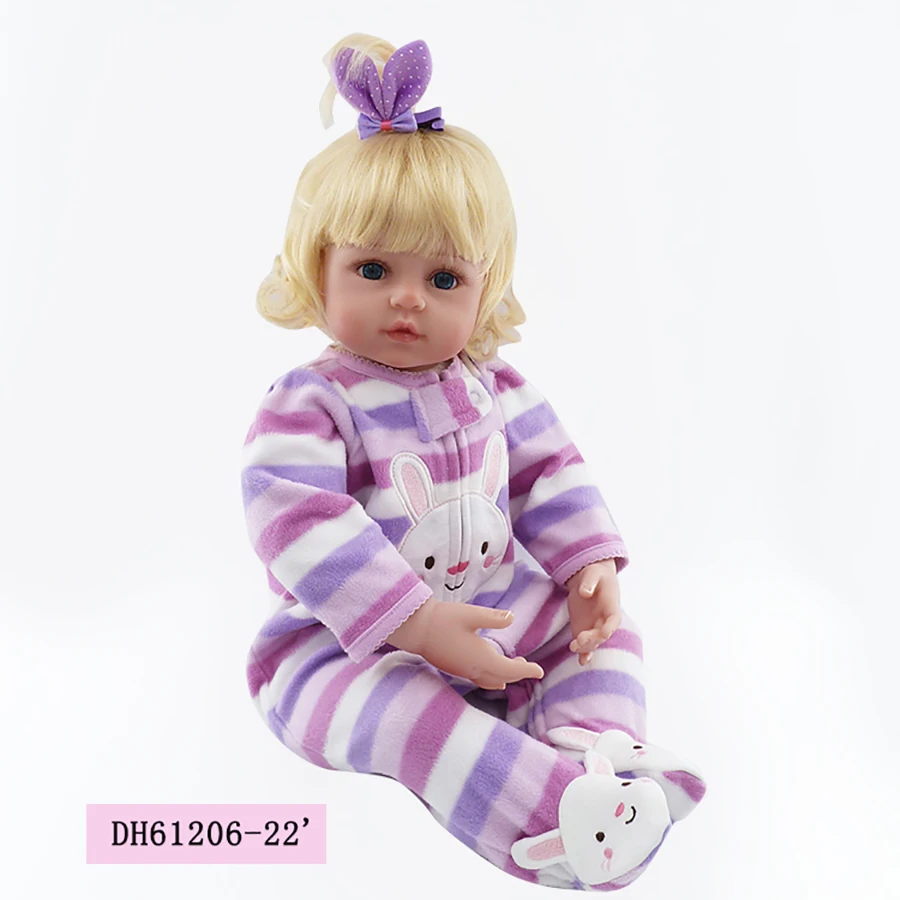 Кукла реборн мягкая 55 см игрушка по имени Элис Реалистичная кукла младенец|reborn