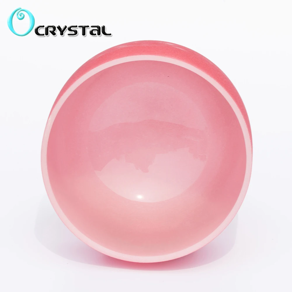 8&quot Note C Root Red Colored Frosted Quartz Crystal Singing Bowl Meditation | Спорт и развлечения