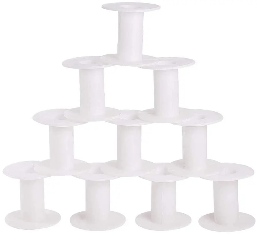 

20 шт. 2 дюйма Белый Пластик катушки пустой провод катушки ниток строка бобина для Craft шнур Rope Chain рулон