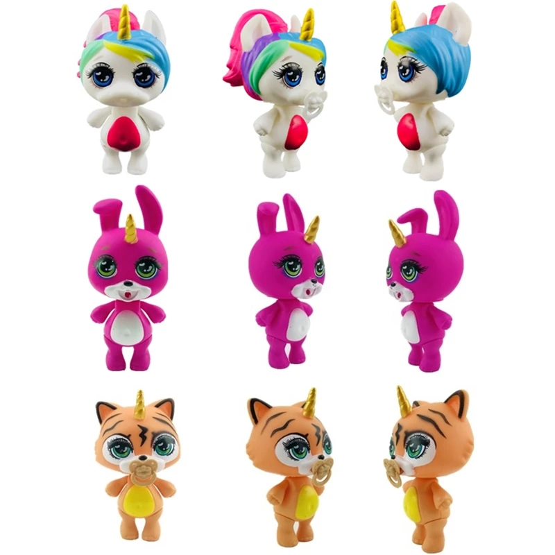 Lanyitoys новые милые стили POOPSIE в сжимаемых игрушках мягкие игрушки unicornio мягкие игрушки Мягкий кот удивительное poopsie slime 4 дюйма