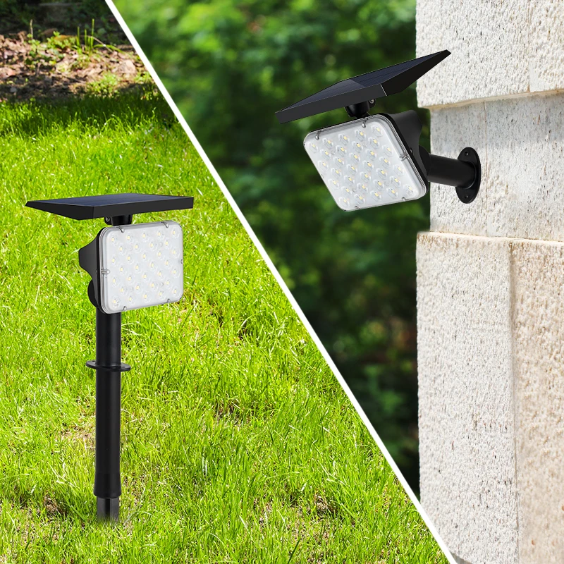 Уличные фонари на солнечной батарее 64 светодиода водонепроницаемые