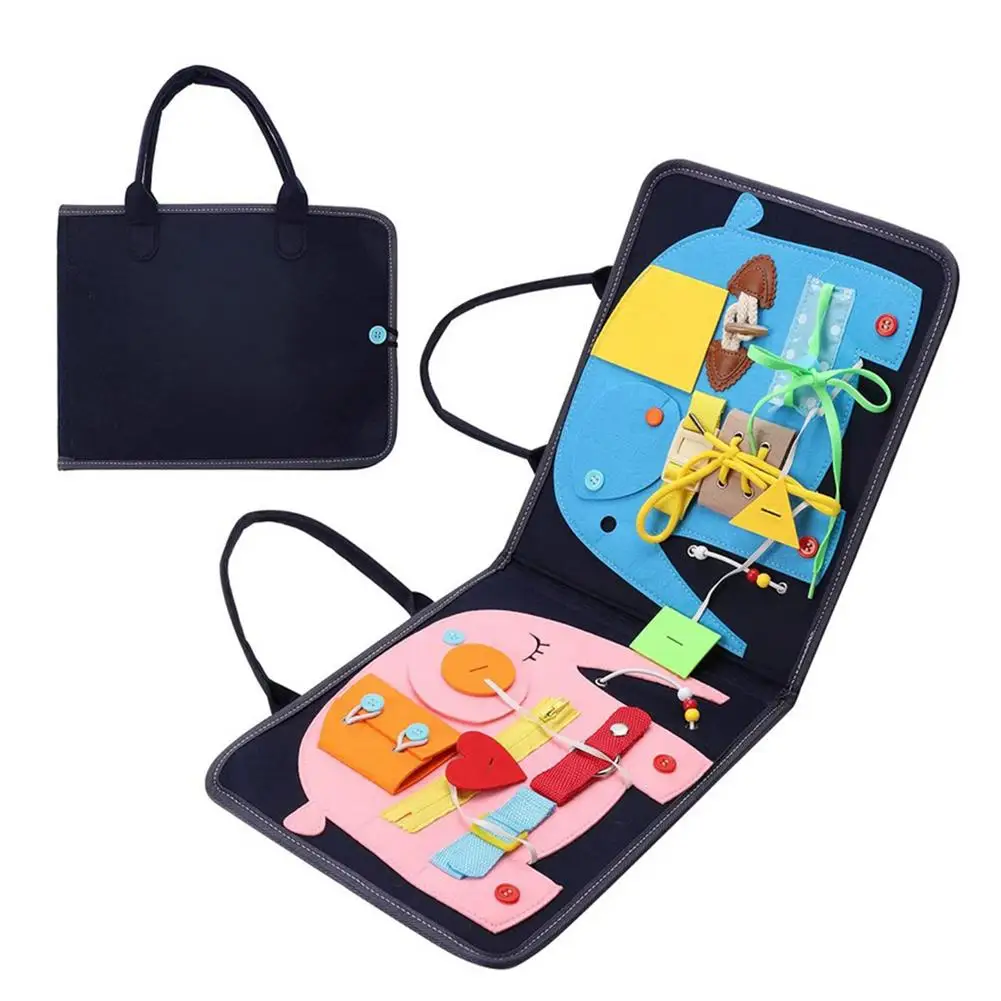

Toddler BusyBoard Toddler Activities Board Educational Learning Toys For Toddlers Felt BusyBoard Busy Pack For Kids Best Gift