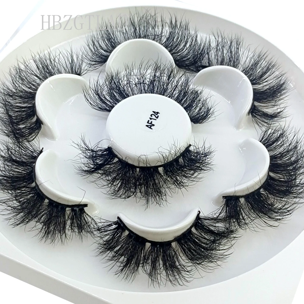 

NEW 40Pair 8-25 mm Mink Eyelashes Fluffy Lashes Dramatic Messy Long False Eyelashes Makeup Wholesale 25mm 3d Mink Lashes