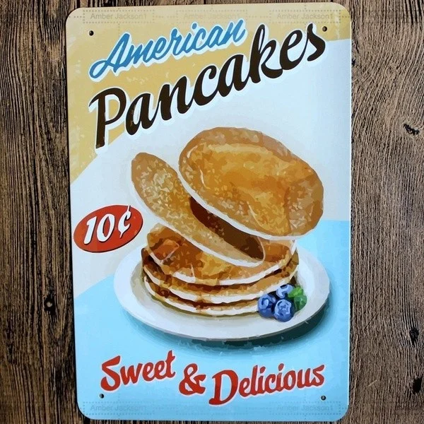 

Tin Signs Metal Plate Wall Pub Kitchen Restaurant Home Art Decor Vintage Poster