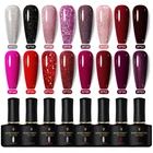 BORN PRETTY 10 мл красный Soak Off УФ-светодиодный гель для ногтей гель-лак супер верхнее покрытие полуперманентный лак блестящий гель для дизайна ногтей маникюр