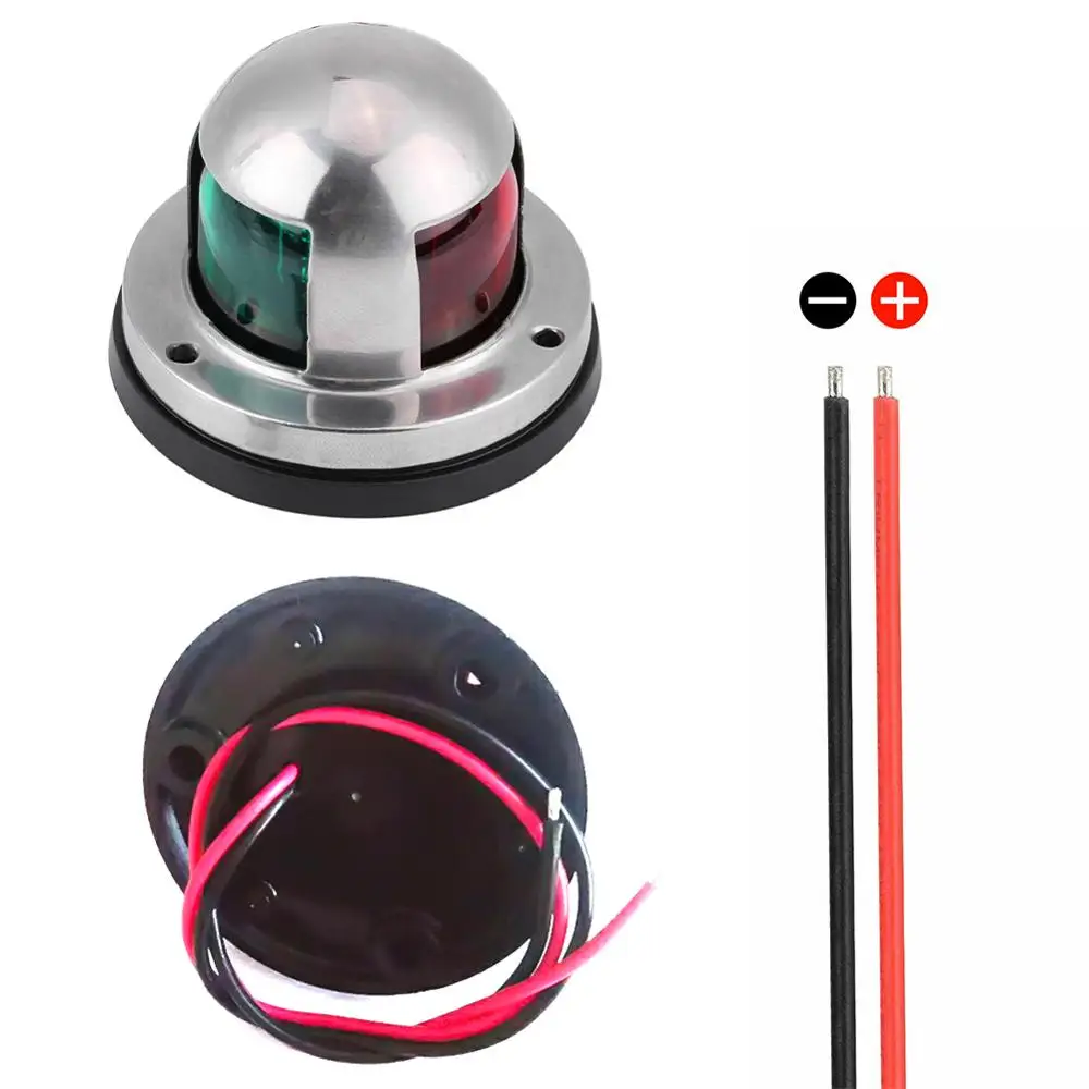 316 Нержавеющая сталь лук светодиодный навигации светильник Морская Лодка Яхта