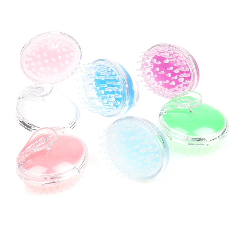 1 шт. силиконовая щетка для мытья и головы | Красота здоровье