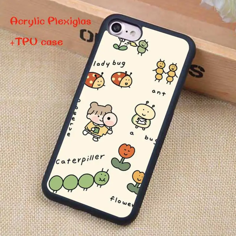 

Baby Girl with Friend Phone Case For iphone 12 pro max case 11 Pro MAX X XR XS SE 2020 6S 7 8 Plus Acrylic Plexiglass TPU