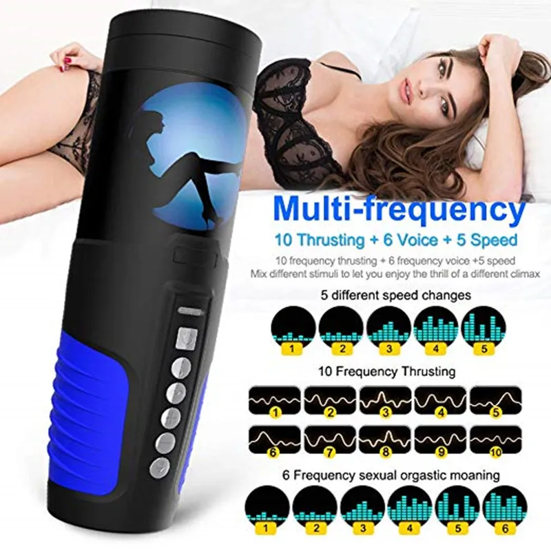 Автоматический телескопический Мужской мастурбатор Электрический