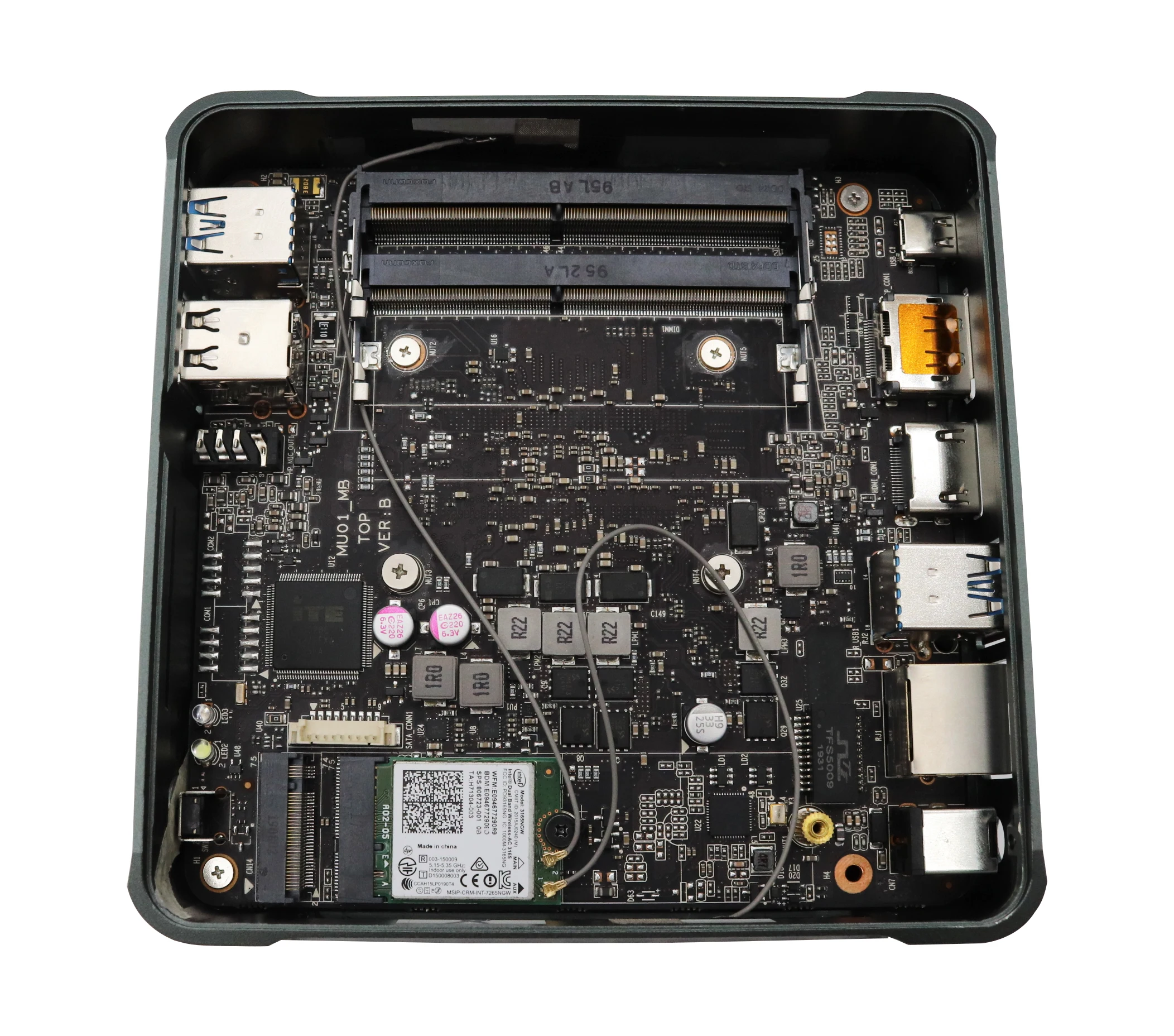 Новинка 2019 мини ПК Intel i5 8265U 2 * DDR4 32 ГБ ОЗУ NVME M.2 SSD Карманный Nuc настольный компьютер