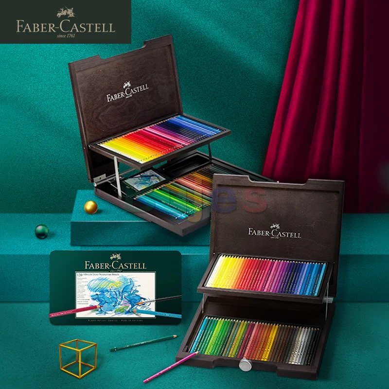 Цветные карандаши Faber-Castell полихромовые 72 или 120 цветов элегантная деревянная