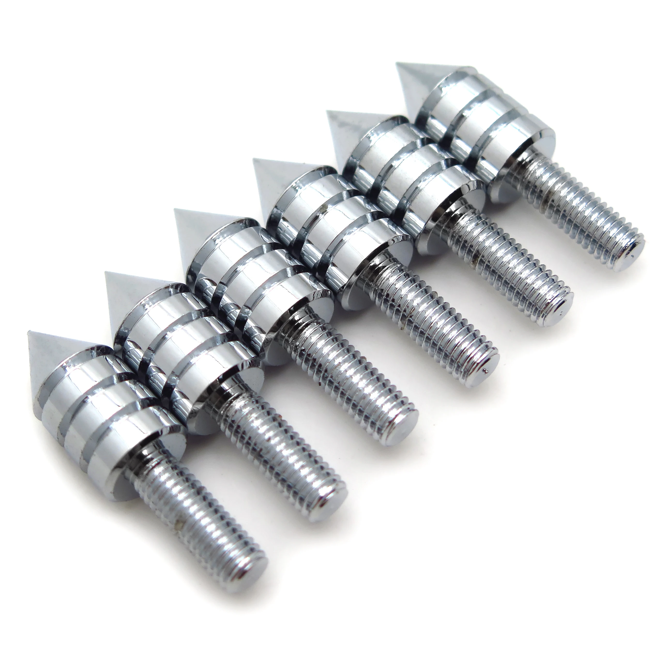 Универсальные хромированные болты с шипами для мотоциклов (лобовое стекло