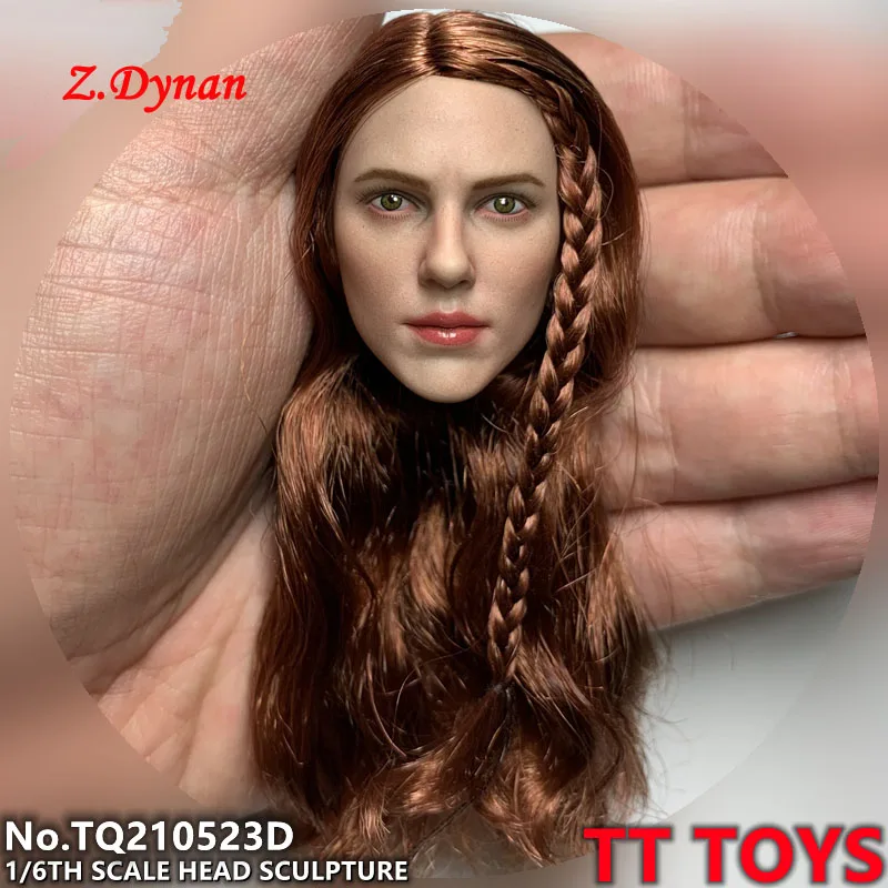 

TTtoys TQ210523 hot sale 1:6 movie star Black widow Blond hair Head Sculpt Model For 12" PHicen Female Soldier Body Figure DOLL