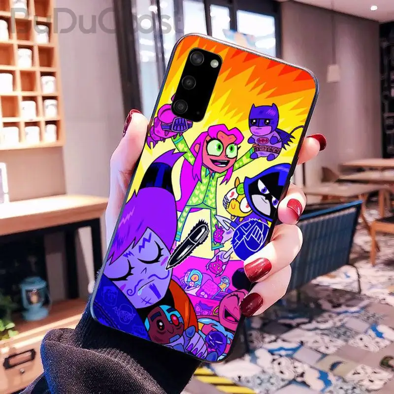 

Teen Titans Go cartoon Phone Case for Samsung S20 plus Ultra S6 S7 edge S8 S9 plus S10-5G lite 2020 S10E