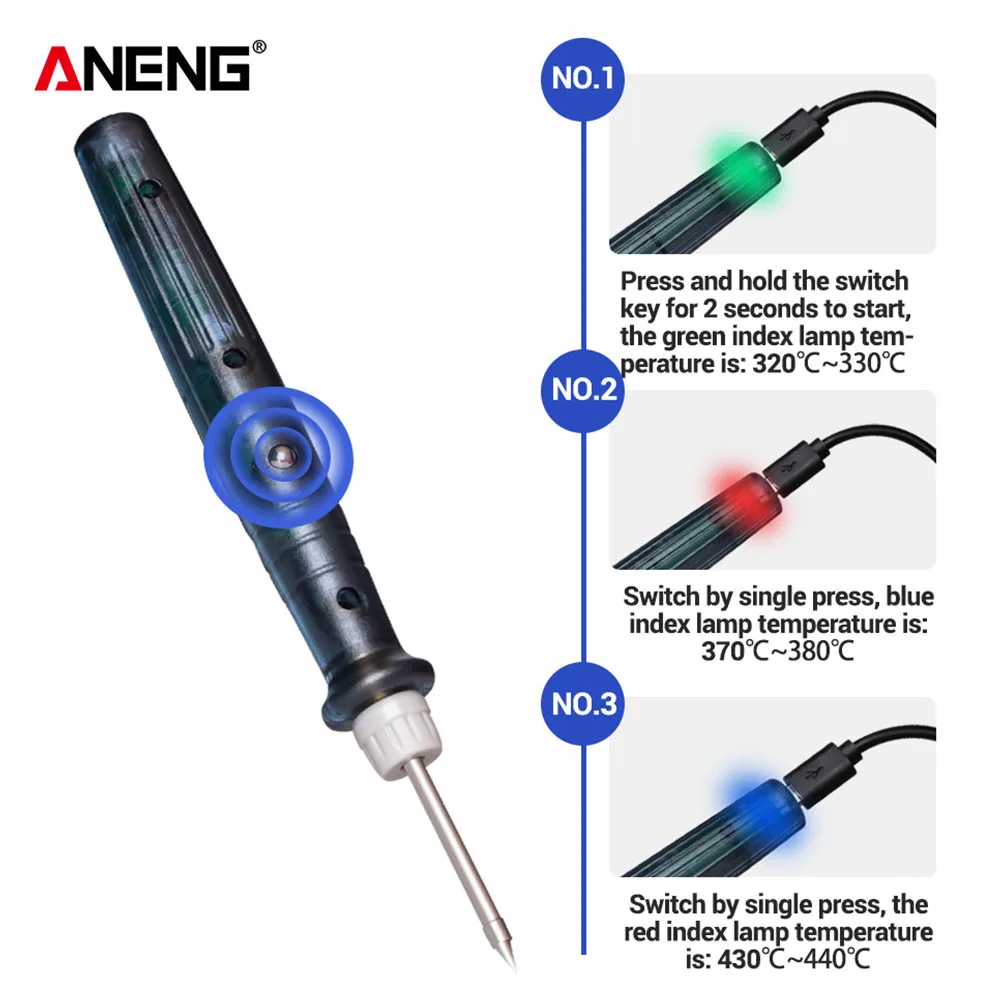 Электрический паяльный комплект для утюгов с регулируемой температурой и
