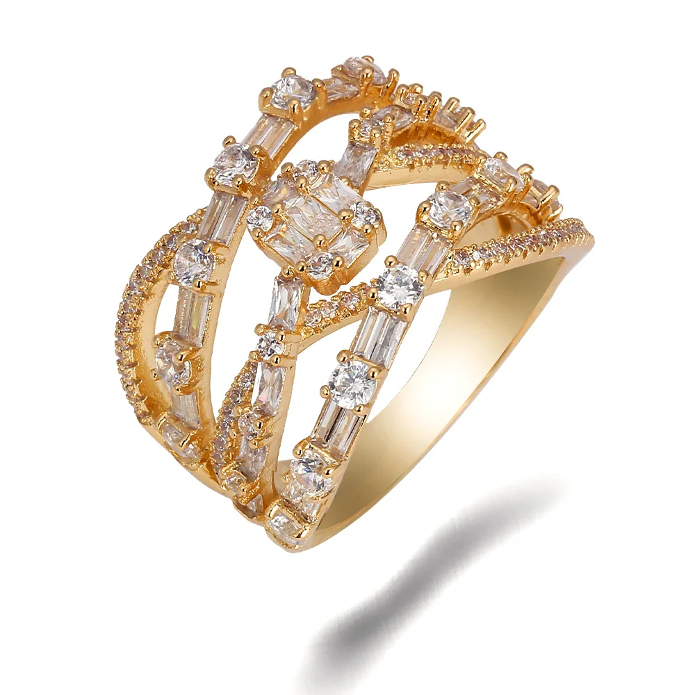 

Невесты говорить роскошные женские палец кольцо с кубическим цирконием Наивысшее качество Рождественский подарок Дубай обручальные кольца, ювелирные изделия для Свадебная вечеринка