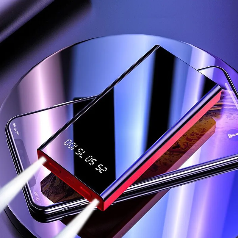 45000 мАч Power Bank с высокой пропускной способностью Портативный USB портативное