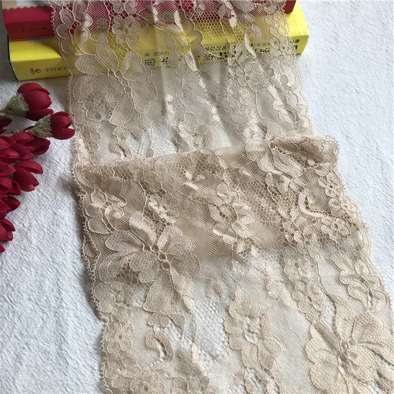 Цветочная вышитая ажурная хлопковая кружевная лента E1131, товары для рукоделия, ткань, предметы одежды, украшение см