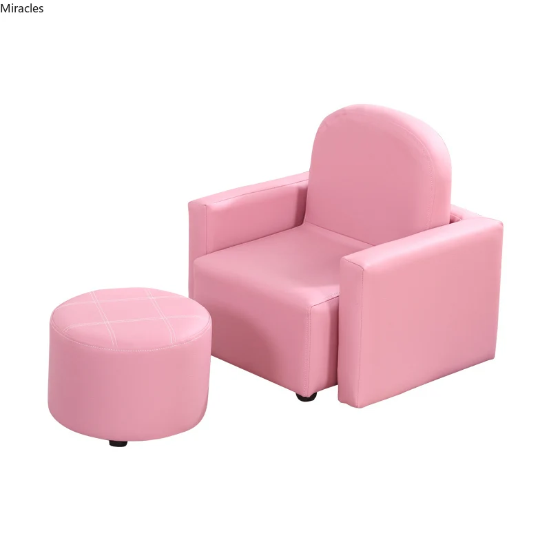 Многофункциональный Детский кожаный диван легко чистится маленький для