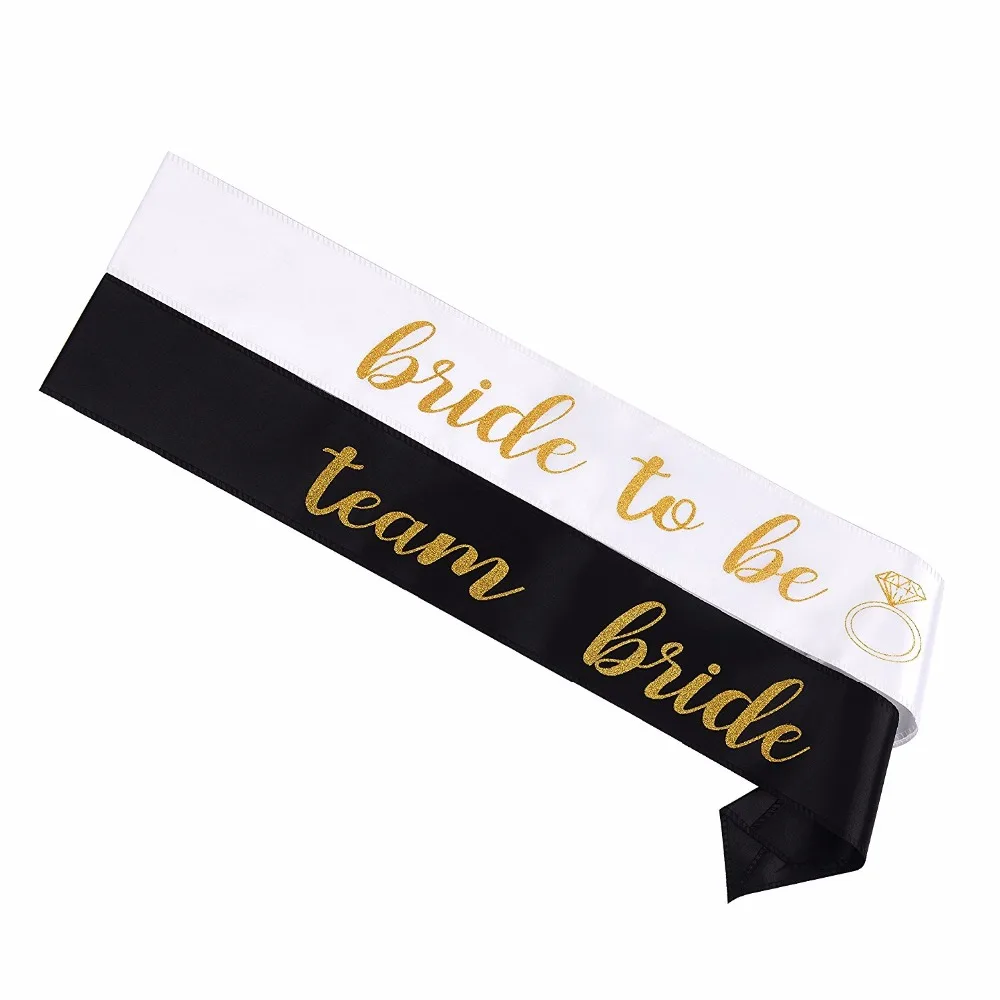 Набор из 6 предметов, с надписью "Bride To Be" створки команда надпись «Bride Tribe» поясом Свадебные девичник вечерние пояса Винтаж свадебные декоративные аксессуары для душа невесты