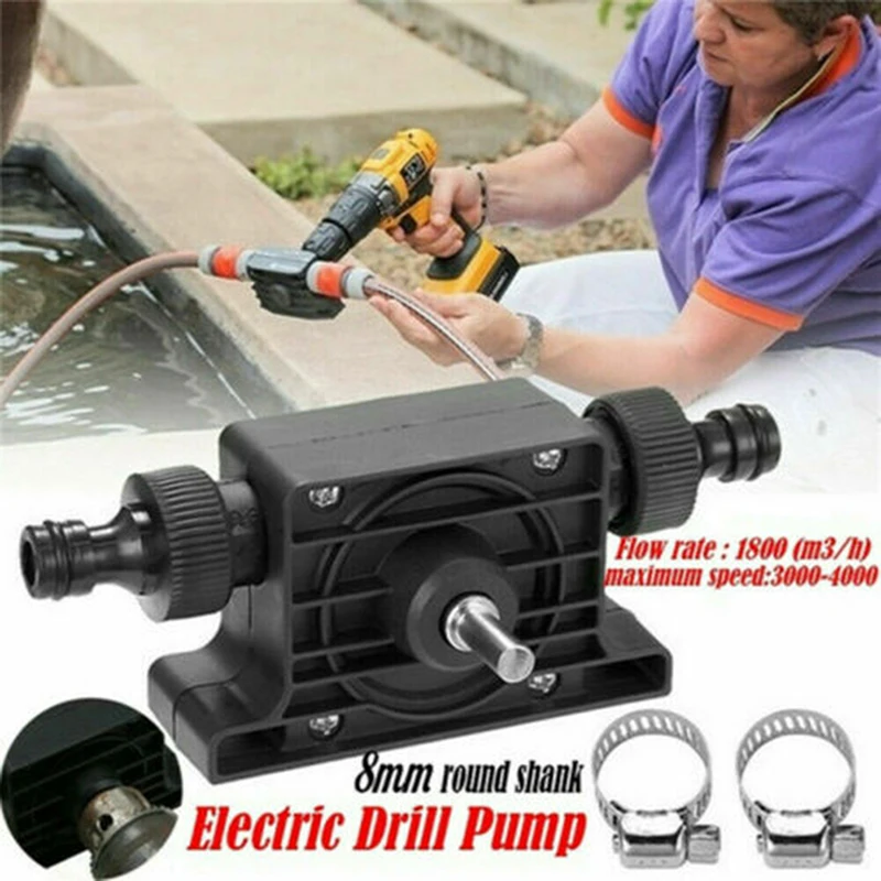 

Portable Electric Powered Drill Pump Self Priming Oil Fluid Water Transfer Pumps Transfer Pumps