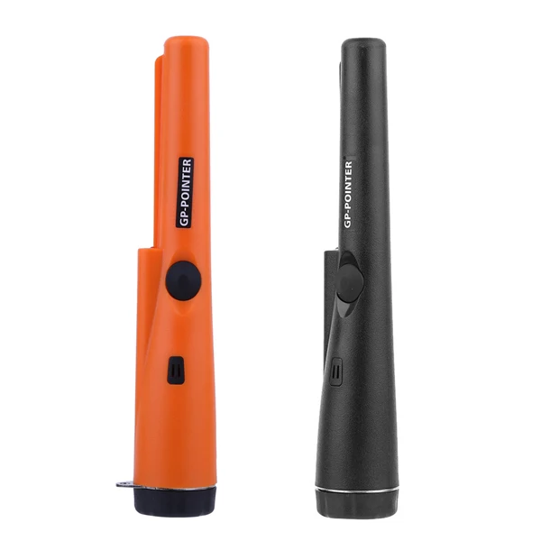 1pc Orange 1pc Black Портативный чувствительный металлоискатель, ручные указатели IP66, водонепроницаемый металлический золотой тестер, встроенный СВЕТОДИОДНЫЙ индикатор позиционирования - Цвет: 1pc Orange 1pc Black