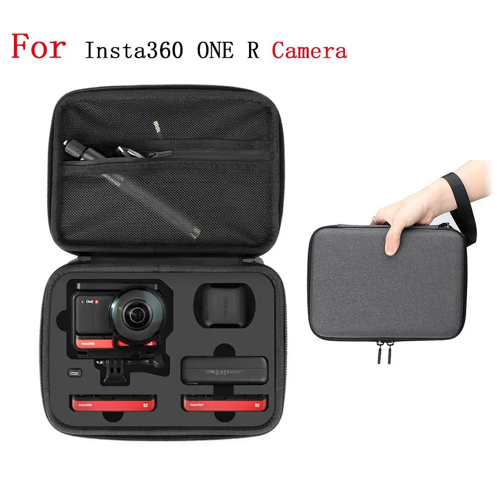 

Чехол для Insta360 ONE R Twin Edition, широкоугольная сумка для хранения аксессуаров для камеры Insta 360 ONE R 360 mod/ 4k