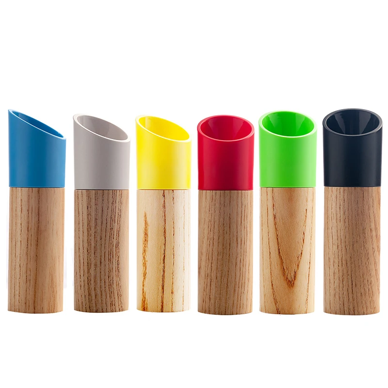 Wooden Salt and Pepper Mill Spice Nuts Mills Handheld Seasoning Grinder Bottle Cooking Home Decoration Kitchen BBQ Tools | Дом и сад
